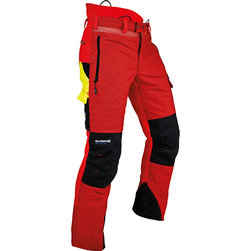 Pfanner Ventilation Chainsaw Protection Trouser Type A Red Pfr 101761 40